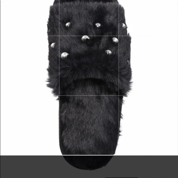 INC Black Slippers - Picture 4 of 6